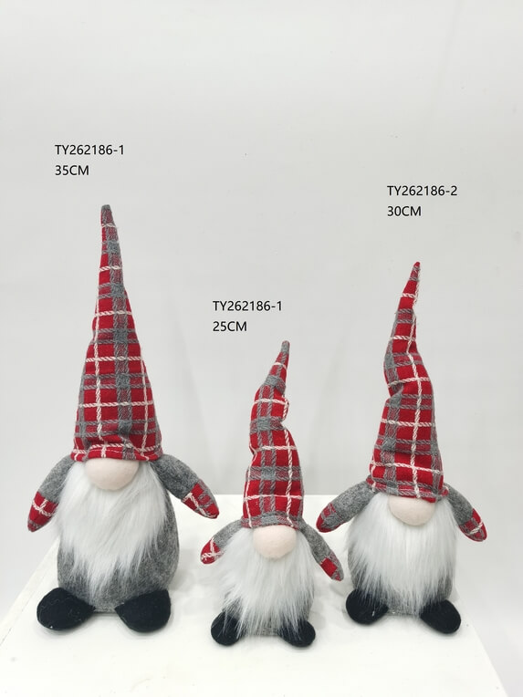 3pcs-set gnome plush