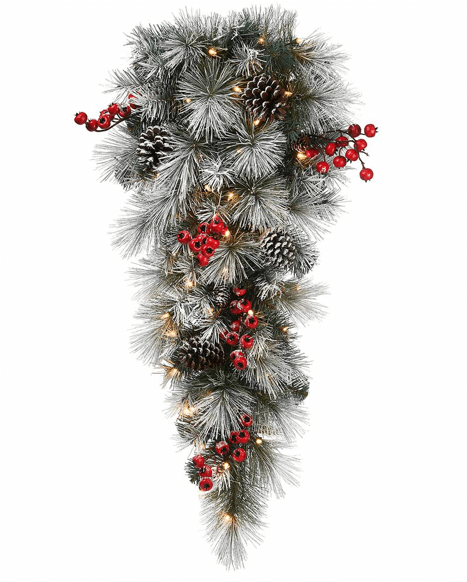 christmas teardrop wreath