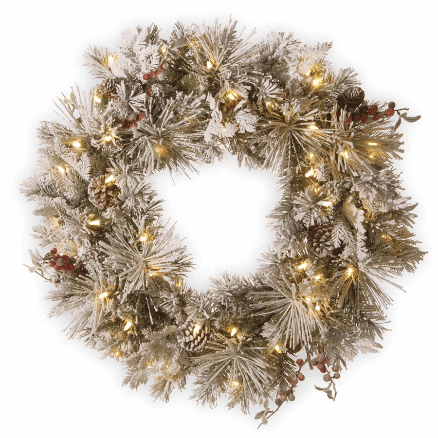 cordless christmas wreath