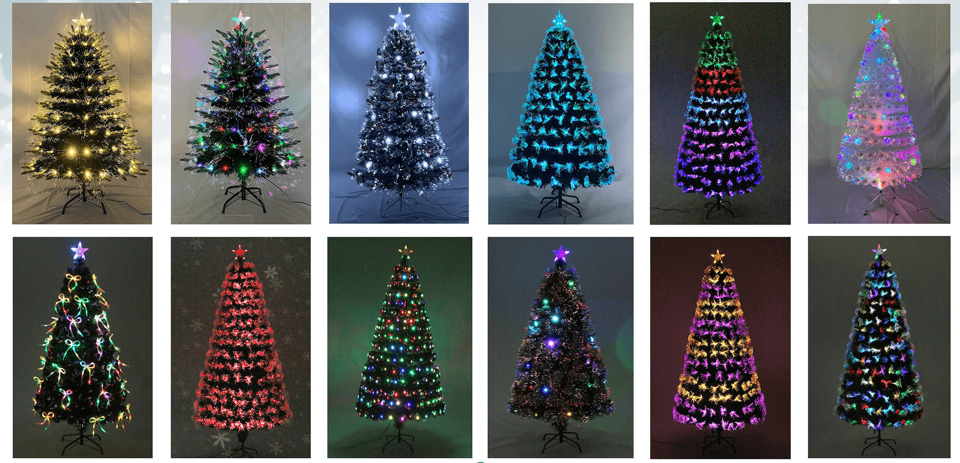 wholesale fiber optic christmas tree tabletop