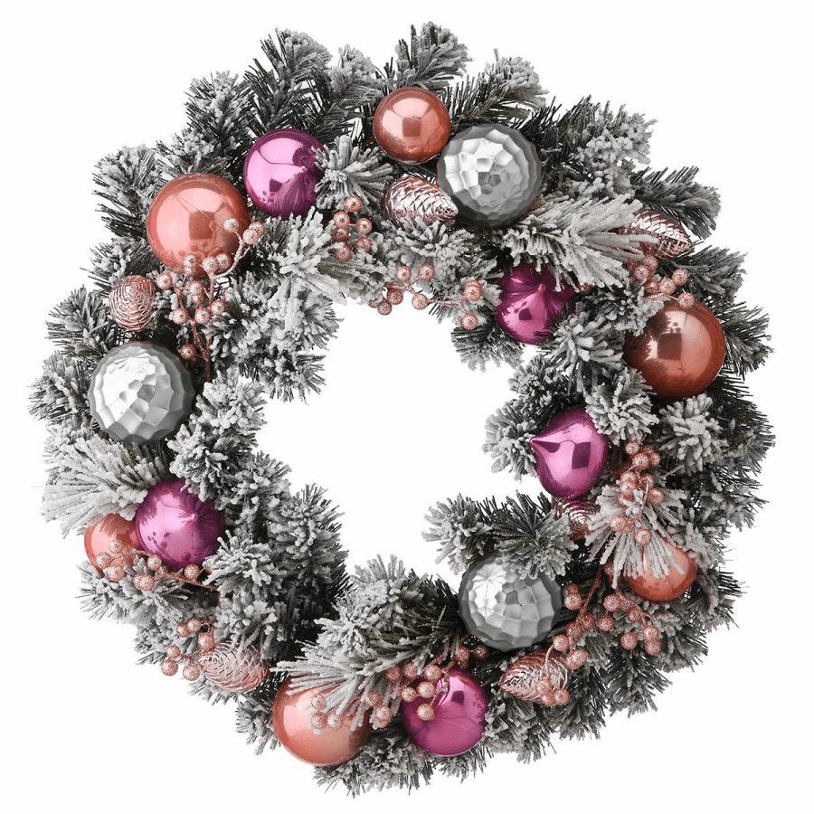 indoor christmas wreath