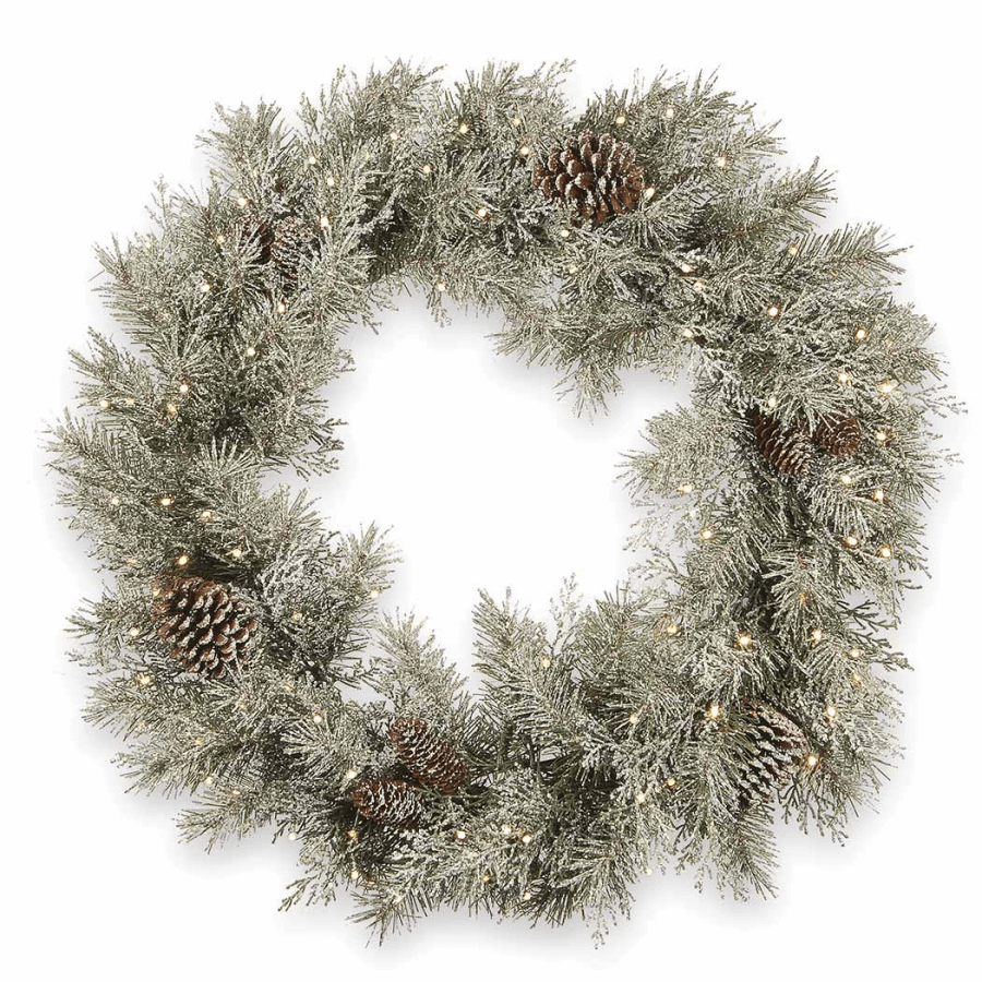 large outdoor christmas wreath