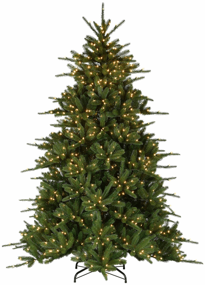 pre lit christmas tree with color changing led lights