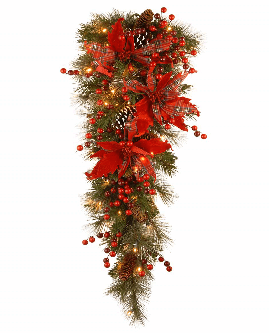 teardrop fall wreath