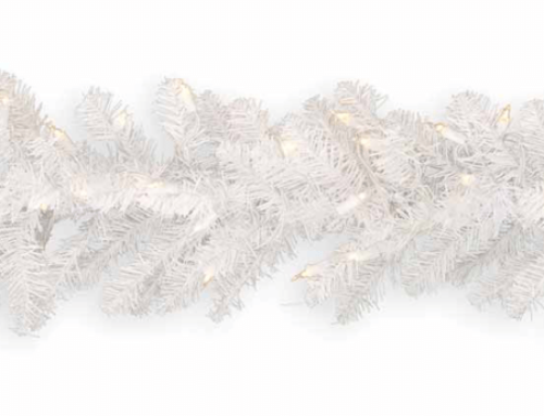 white christmas garland